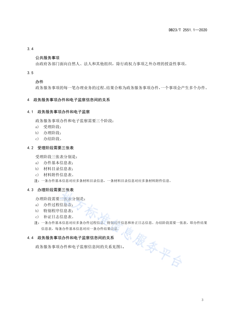 政务服务事项办件及电子监察数据规范第1部分：申请（受理）阶段DB23／T 2551.1—2020.pdf_第4页