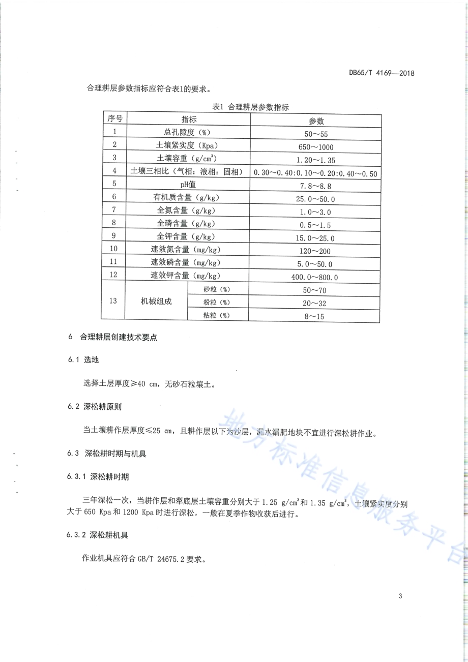 河谷平原雨养旱地栗钙土合理耕层创建技术规程DB65／T 4169-2018.pdf_第5页