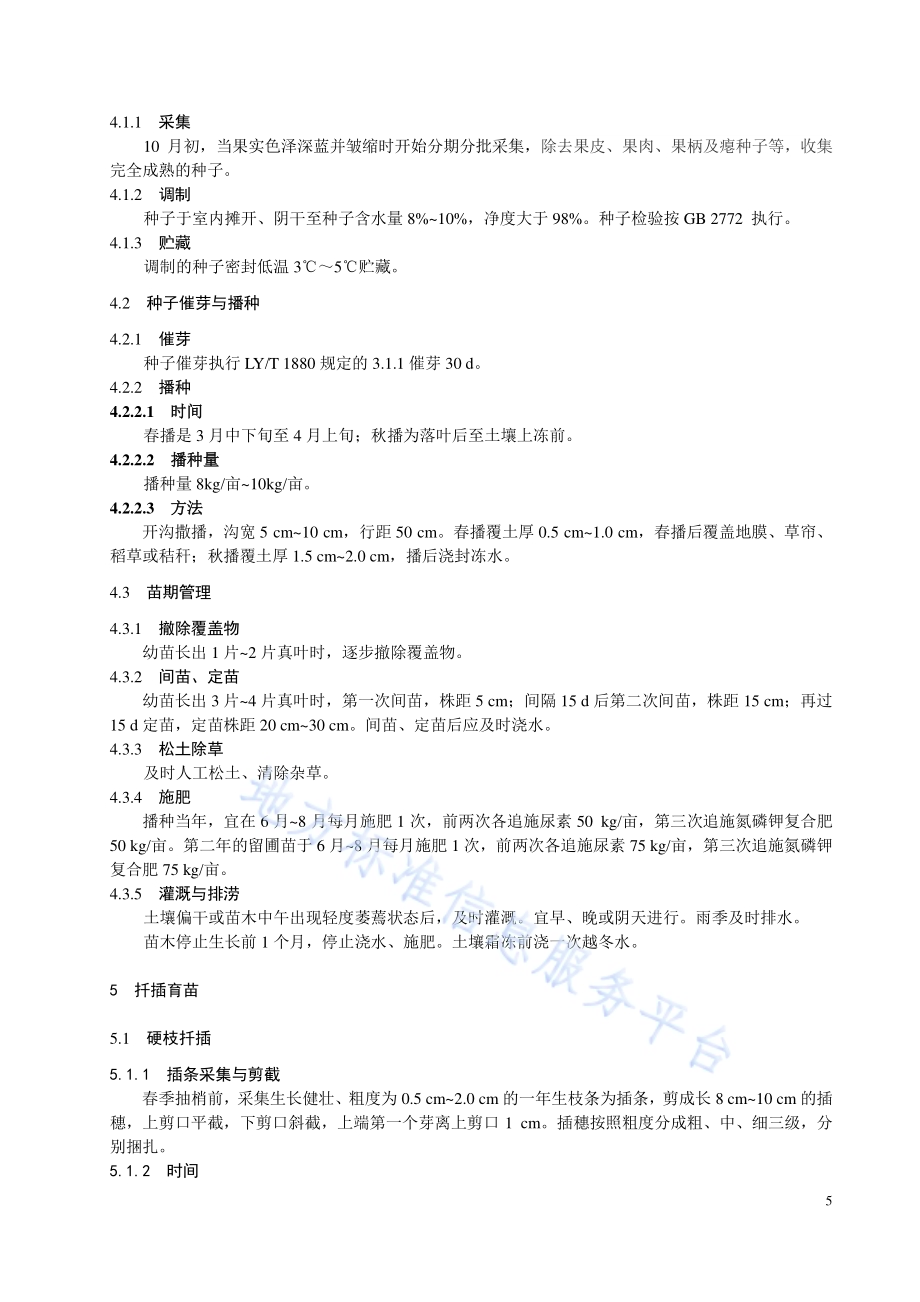 海州常山育苗技术规程DB32／T 3887—2020.pdf_第5页