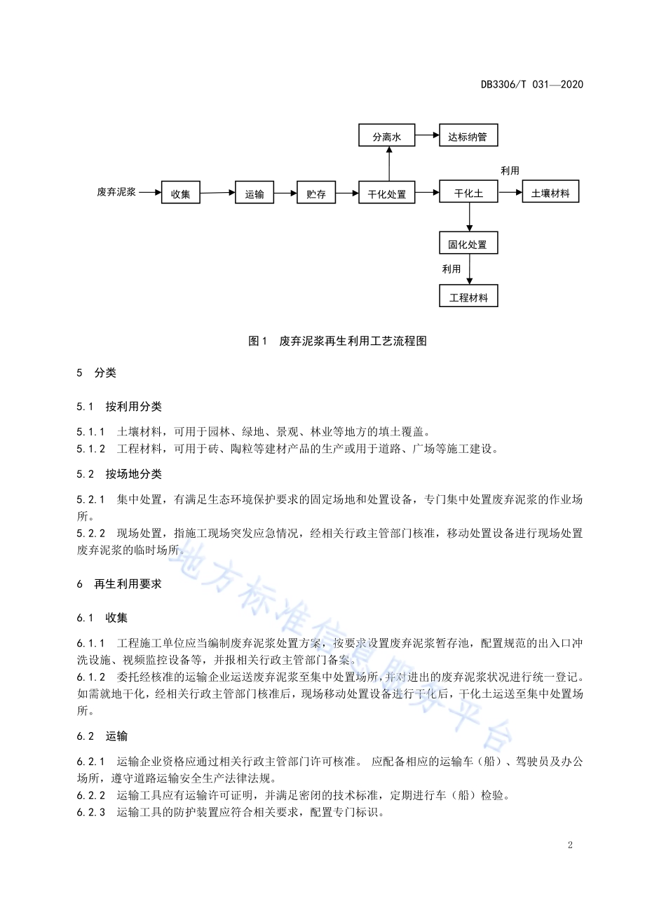 废弃泥浆再生利用规范DB3306／T 031-2020.pdf_第5页