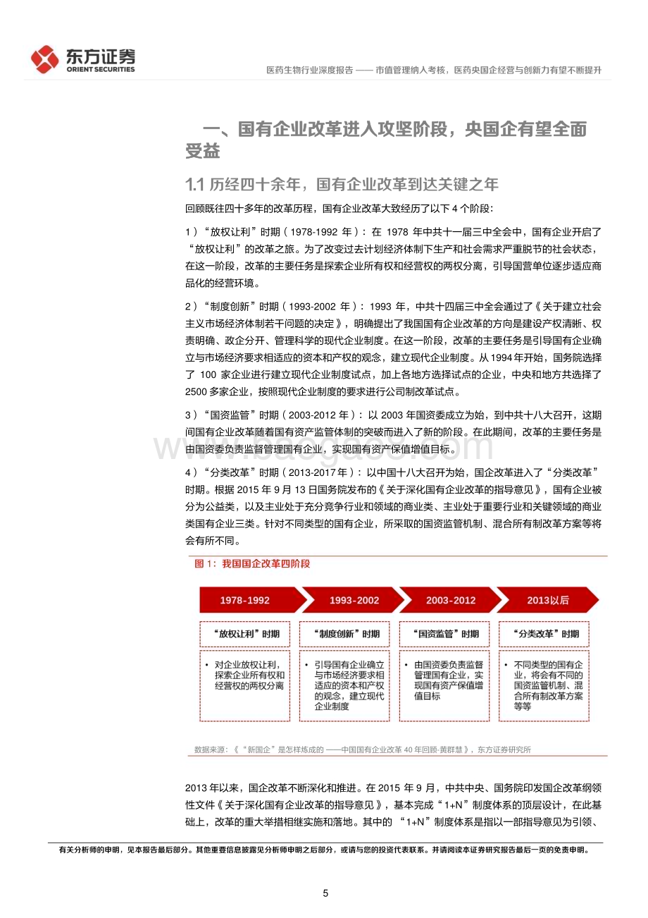 20240316_东方证券_医药生物行业央国企改革专题研究：市值管理纳入考核医药央国企经营与创新力有望不断提升_25页.pdf_第5页