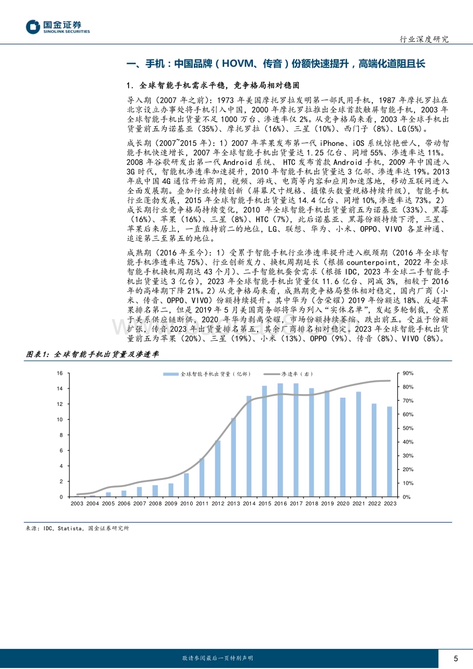 20240315_国金证券_电子行业深度研究：消费电子出海从贴牌到品牌性价比破局AI边端未来可期_23页.pdf_第5页