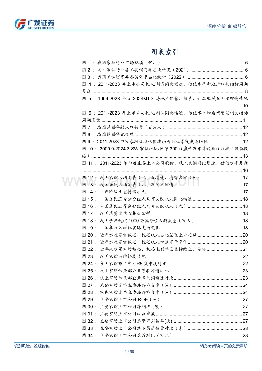 20240422_广发证券_纺织服饰行业：家纺行业头部公司成长确定性强高分红、低估值属性显著_36页.pdf_第4页