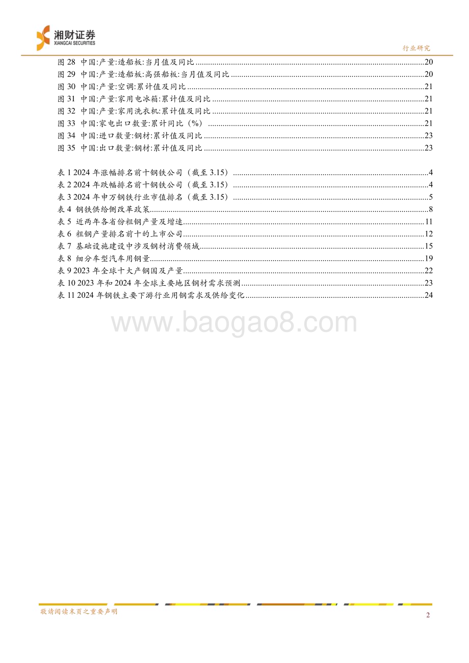 20240329_湘财证券_钢铁行业深度报告：基建托底“钢需”制造业&出口有望成为亮点_27页.pdf_第4页