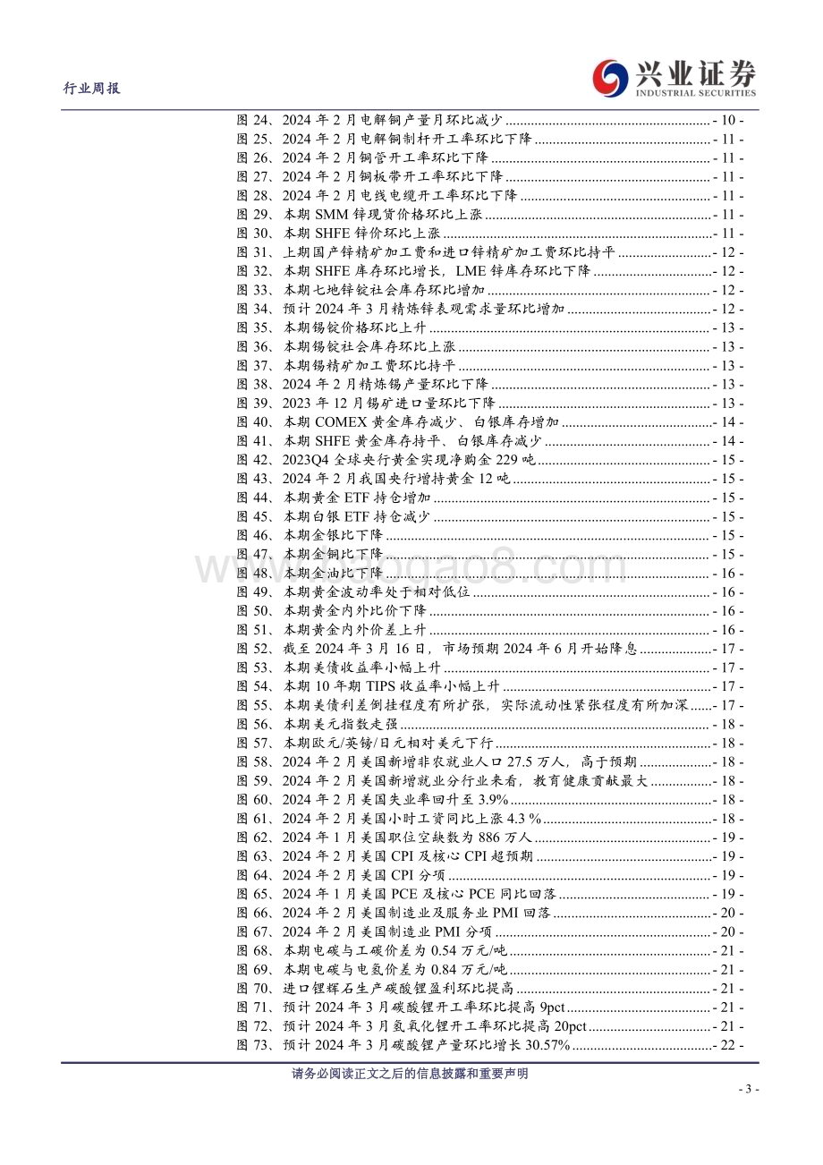 20240317_兴业证券_有色金属行业：商品与股票共振有色资源股加速上行_30页.pdf_第3页