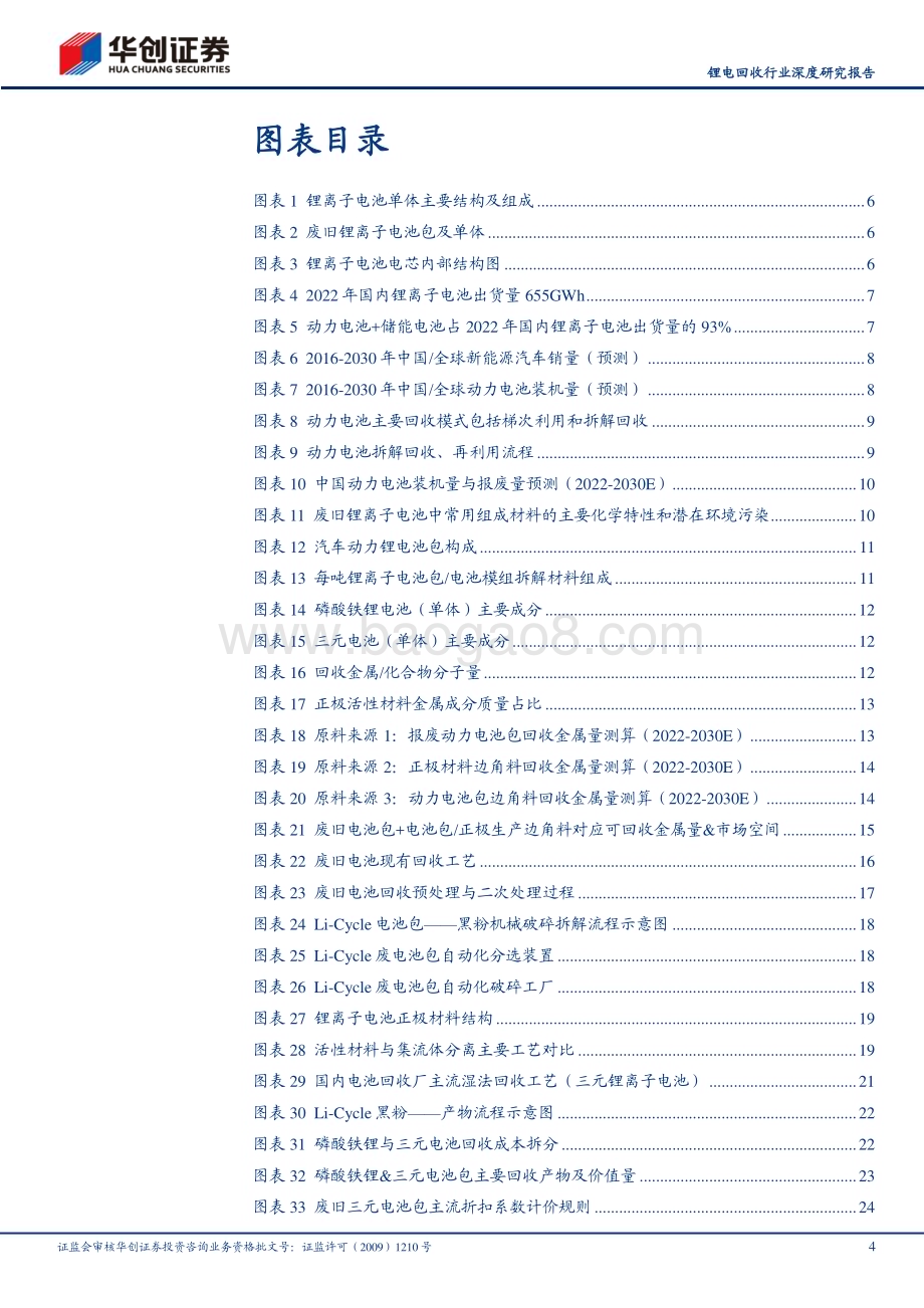 20230529_华创证券_锂电回收行业证券研究报告：千亿市场何以勇立潮头锂电回收行业工艺优化思路探索_43页.pdf_第4页