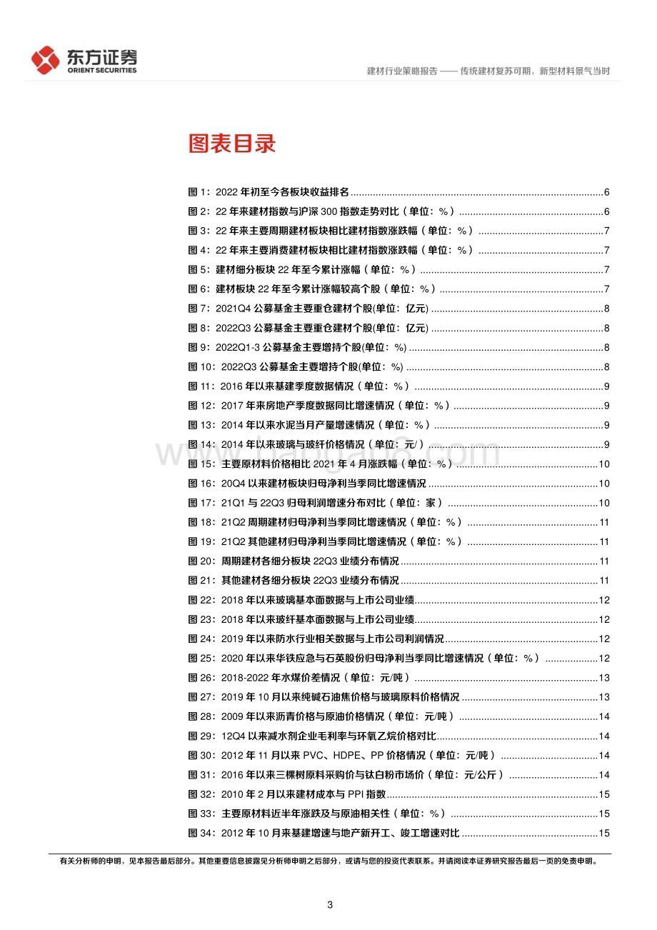 20221122_东方证券_建材行业2023年度投资策略：传统建材复苏可期新型材料景气当时_41页.pdf_第3页