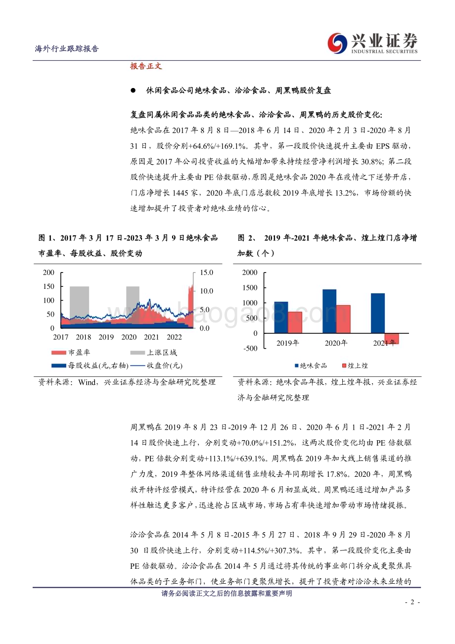 20230310_兴业证券_食品饮料行业证券研究报告：休闲食品公司股价复盘_13页.pdf_第2页