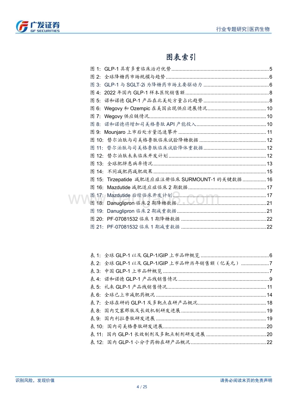 20230315_广发证券_医药生物行业证券研究报告：GLP-1系列专题_26页.pdf_第4页