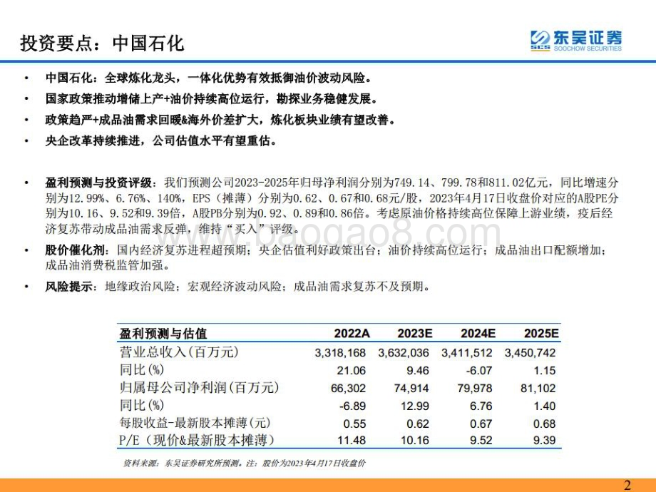 20230417_东吴证券_能源化工行业证券研究报告：央企重估正当时三桶油乘风而起_72页.pdf_第2页