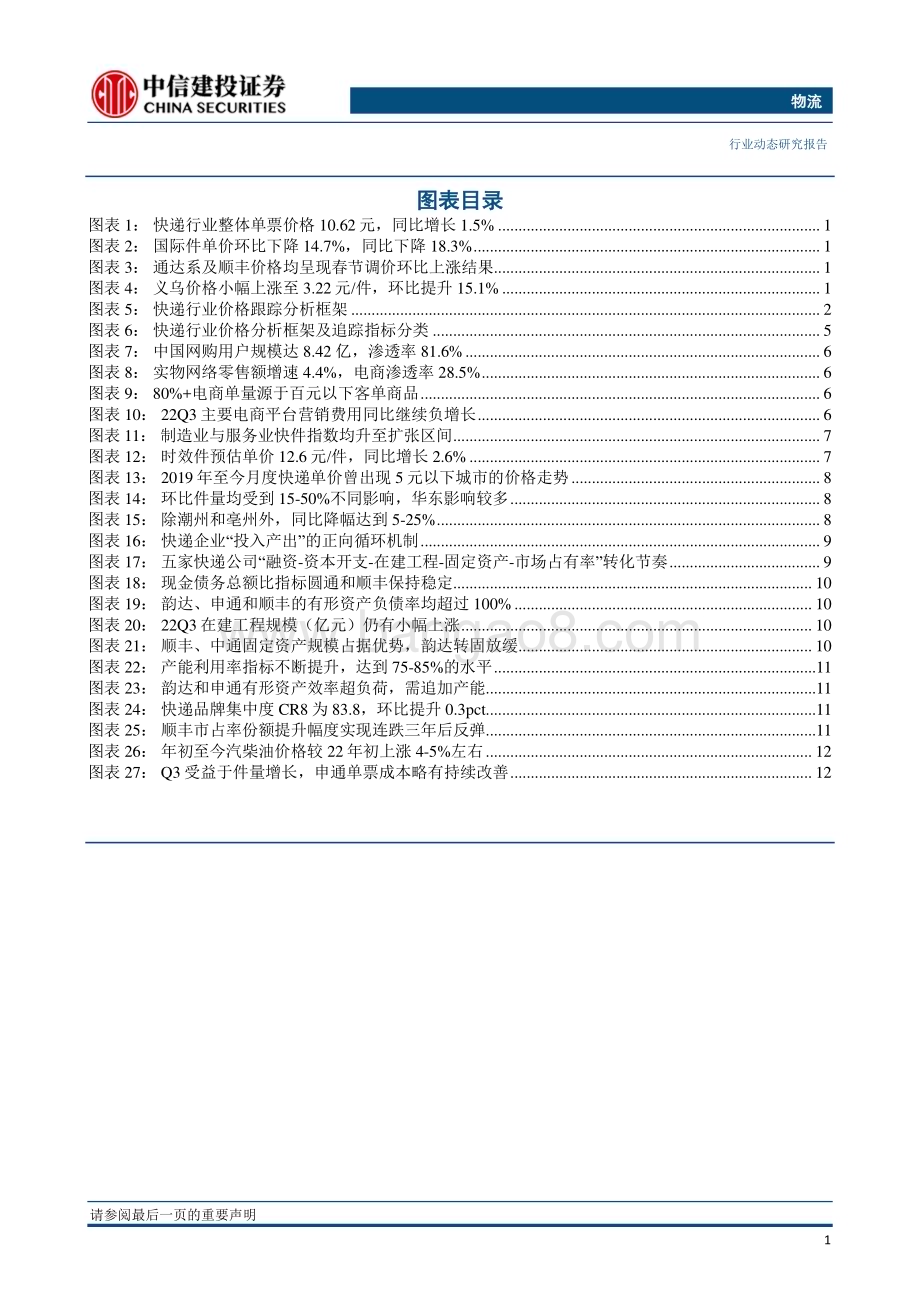20230224_中信建投证券_物流行业证券研究报告：量价变化好于往年顺丰春节月市占率增幅反弹圆通价格稳定性体现_20页.pdf_第3页