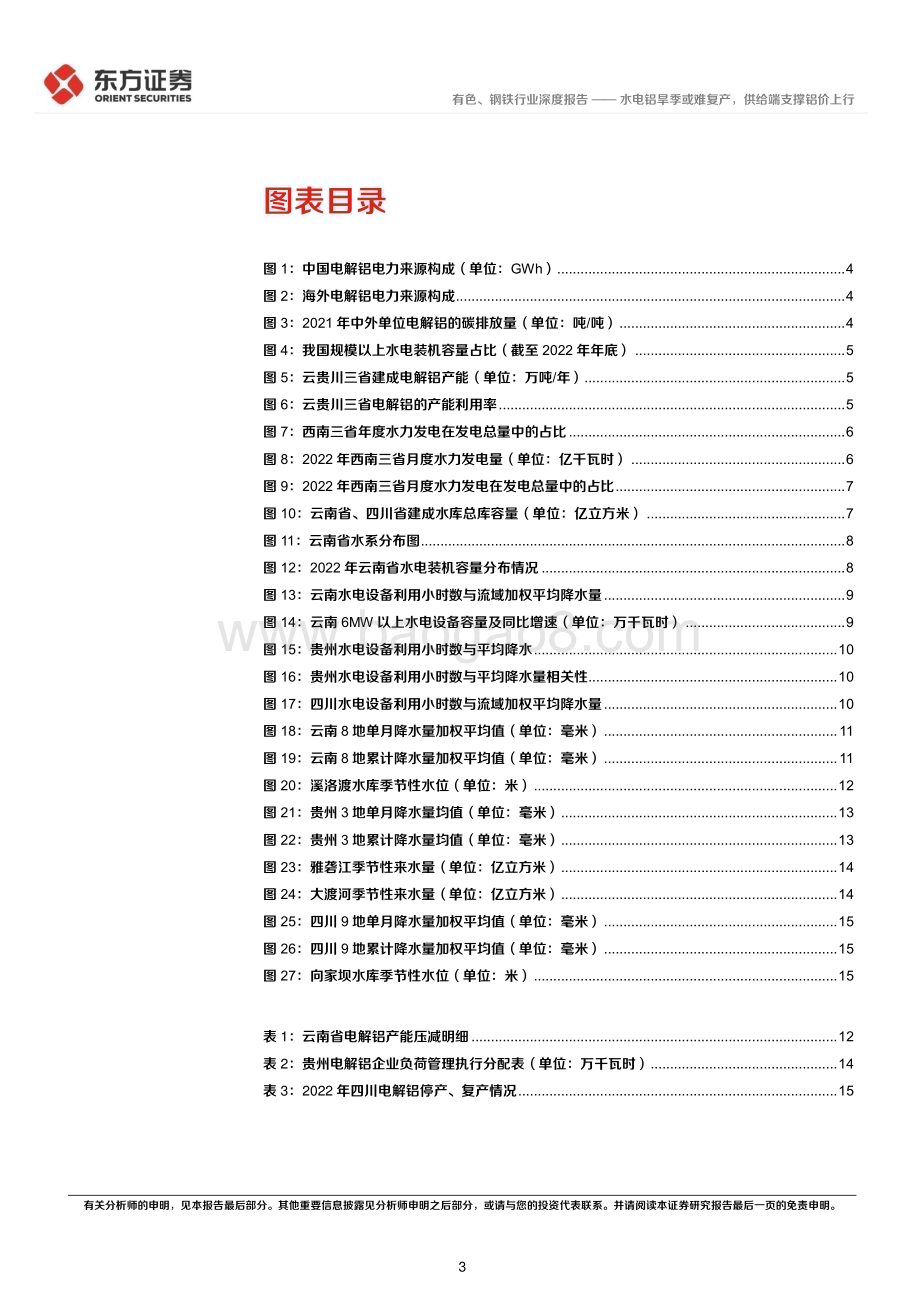 20230418_东方证券_铝行业证券研究报告：水电铝旱季或难复产供给端支撑铝价上行_19页.pdf_第3页