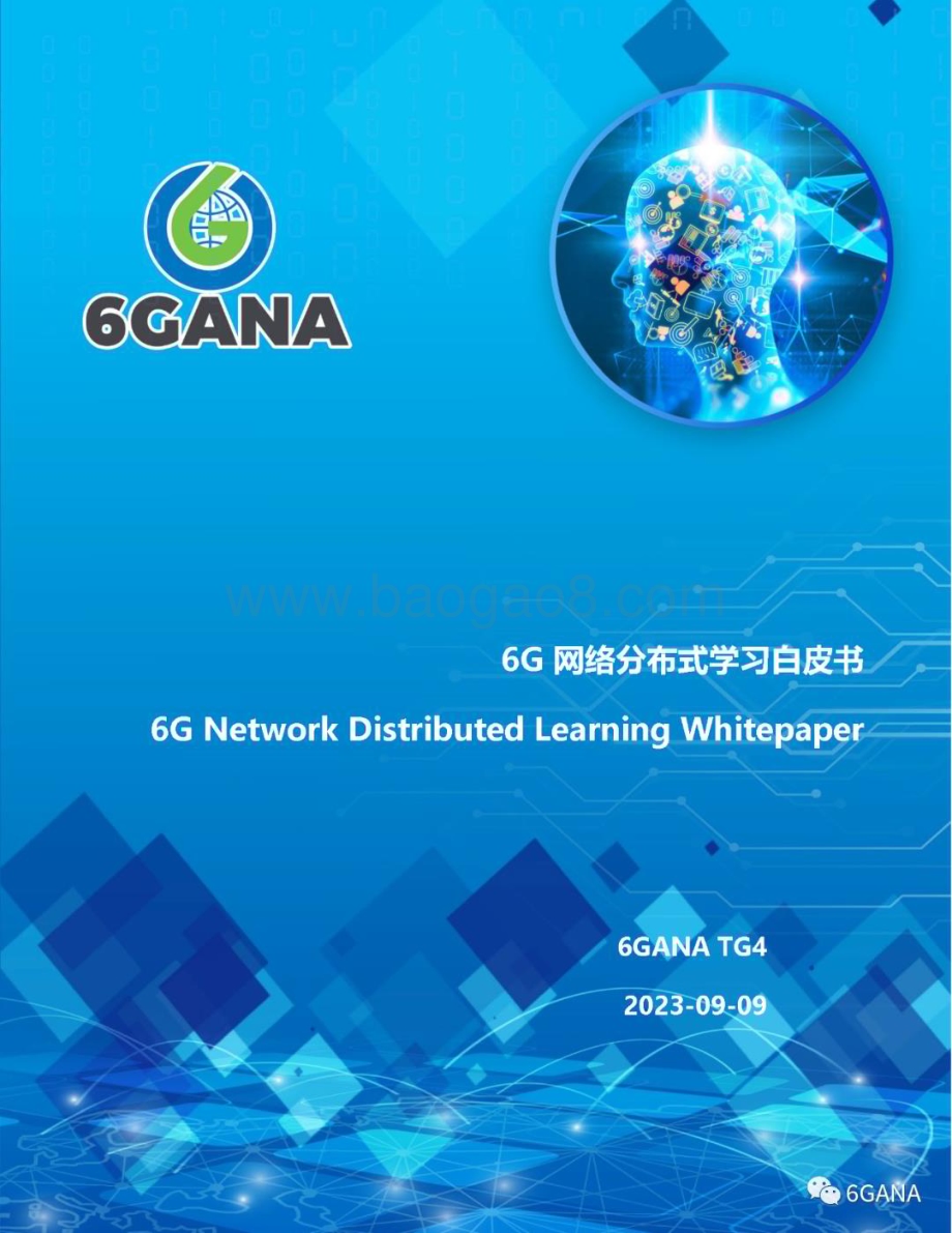 20231115_6GANA_互联网行业研究报告：6G网络分布式学习白皮书_78页.pdf_第1页
