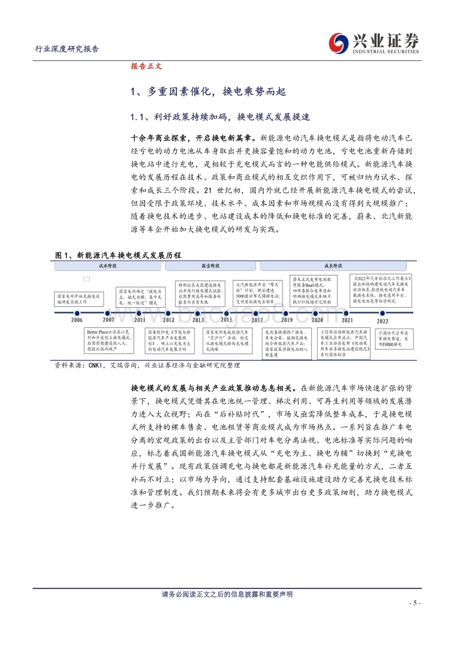 20230327_兴业证券_电气设备行业证券研究报告：换电模式乘势起产业生态齐受益_33页.pdf_第5页