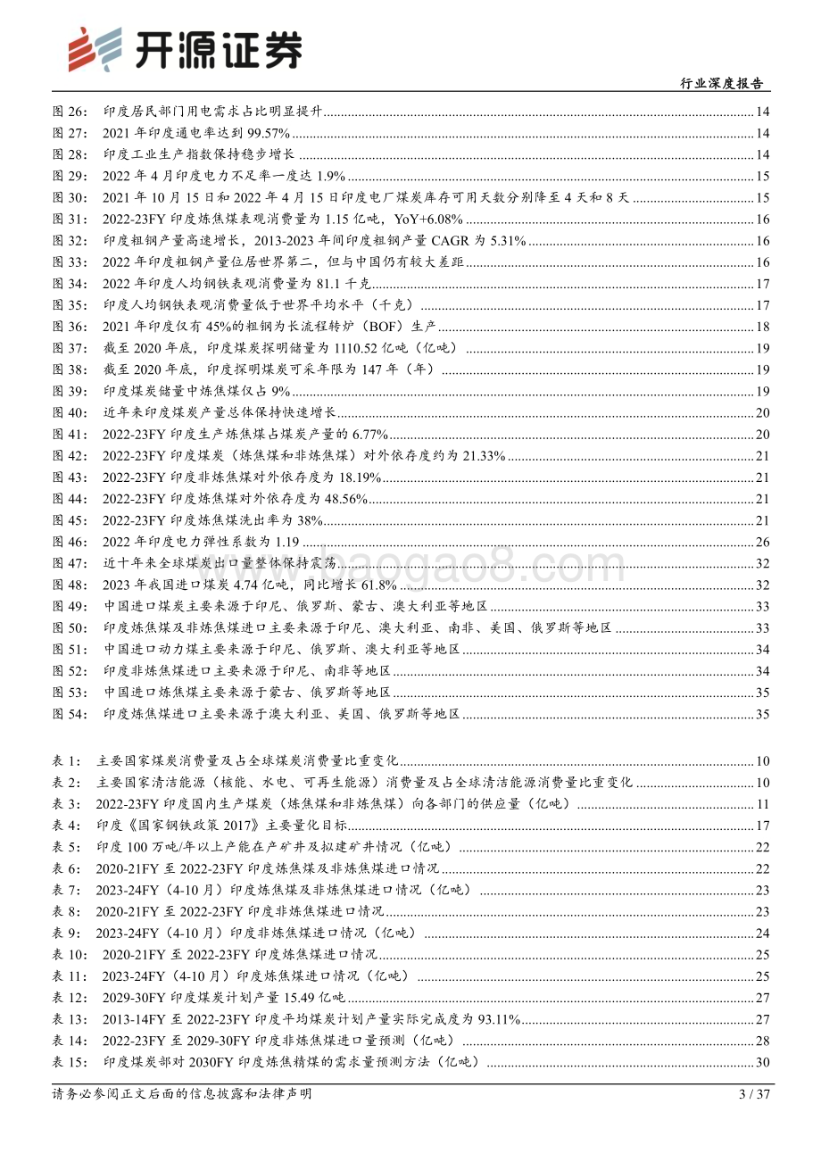20240411_开源证券_煤炭行业深度报告：海外煤系列印度全球及中国煤炭格局的新变量_37页.pdf_第3页