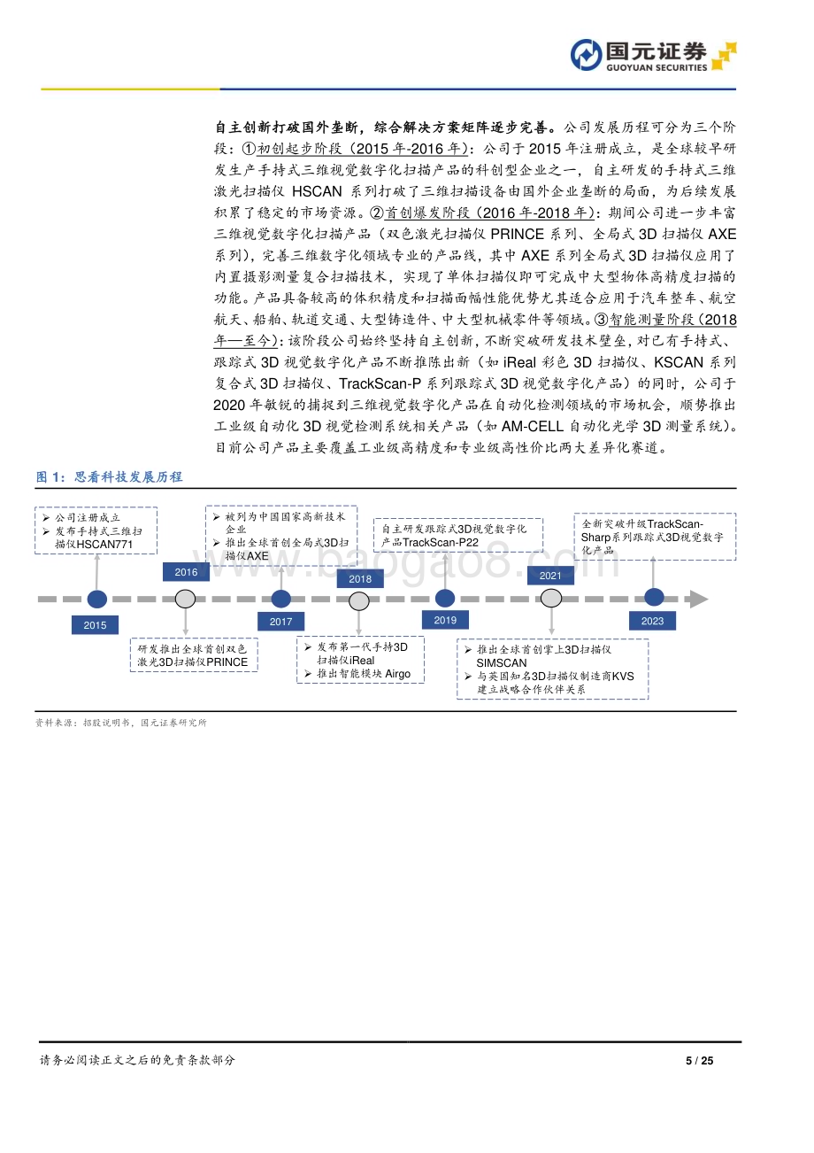 20240327_国元证券_信息技术行业：思看科技首次覆盖报告专注三维视觉数字化行业核心技术持续突破_25页.pdf_第5页