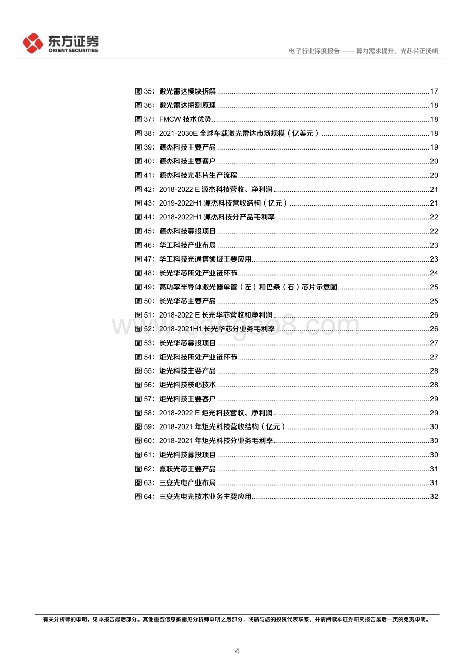 20230326_东方证券_电子行业证券研究报告：算力需求提升光芯片正扬帆_35页.pdf_第4页