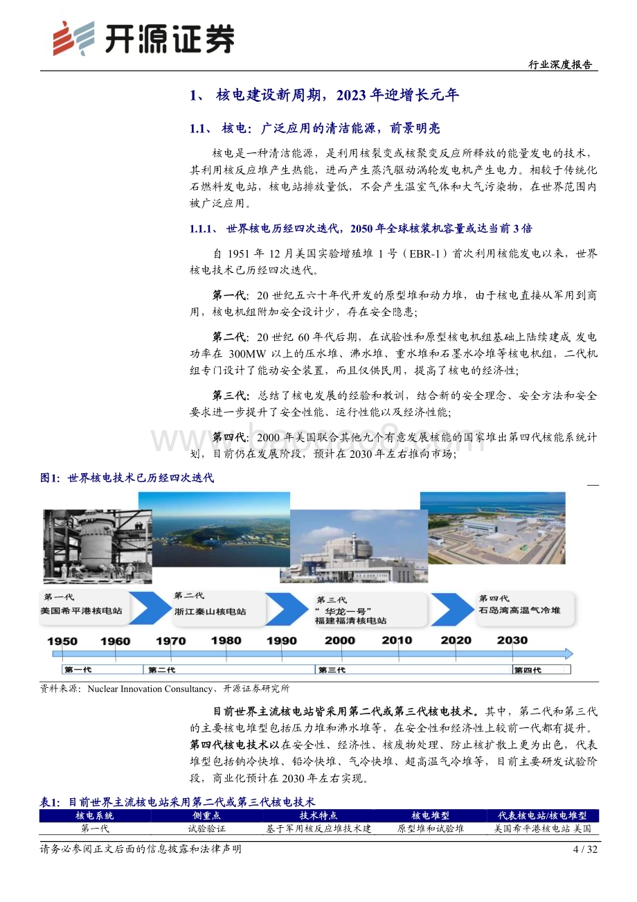 20230410_开源证券_机械设备行业证券研究报告：核电设备迎景气周期乏燃料后处理长坡厚雪_33页.pdf_第4页