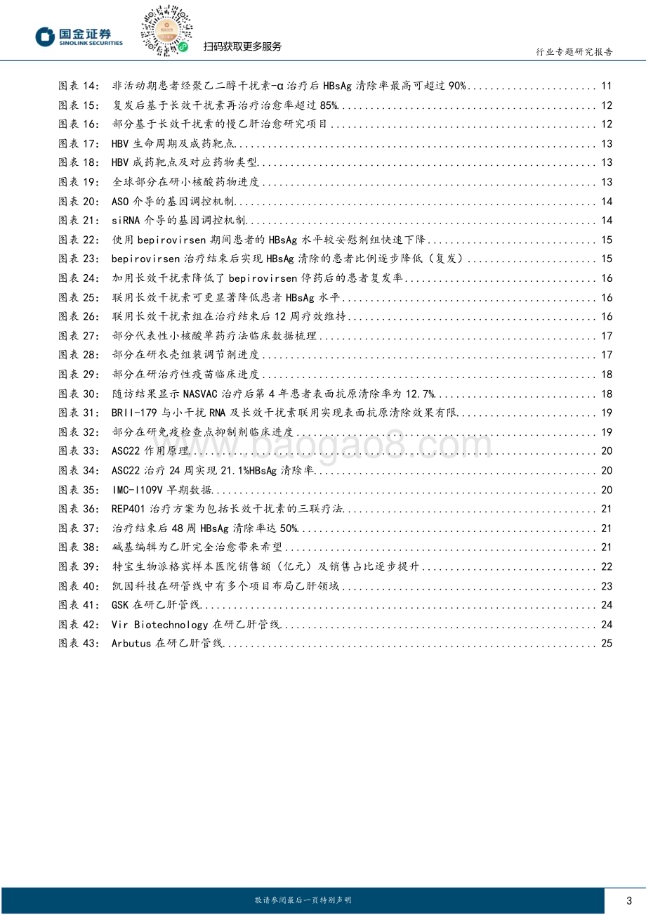 20240228_国金证券_慢乙肝治愈行业深度系列：创新疗法探索道阻且长长效干扰素基石地位稳固_28页.pdf_第3页