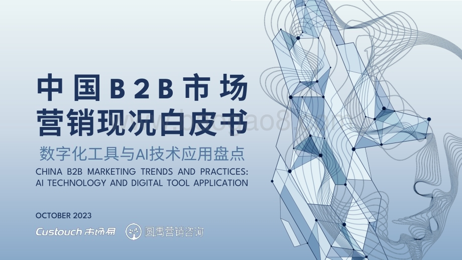 20231109_市场易_人工智能行业中国B2B市场营销现况白皮书：数字化工具与Al技术应用盘点_37页.pdf_第1页
