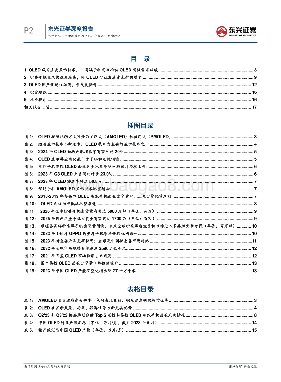 20240314_东兴证券_OLED显示行业：全面渗透与国产化中大尺寸布局加速_19页.pdf_第2页