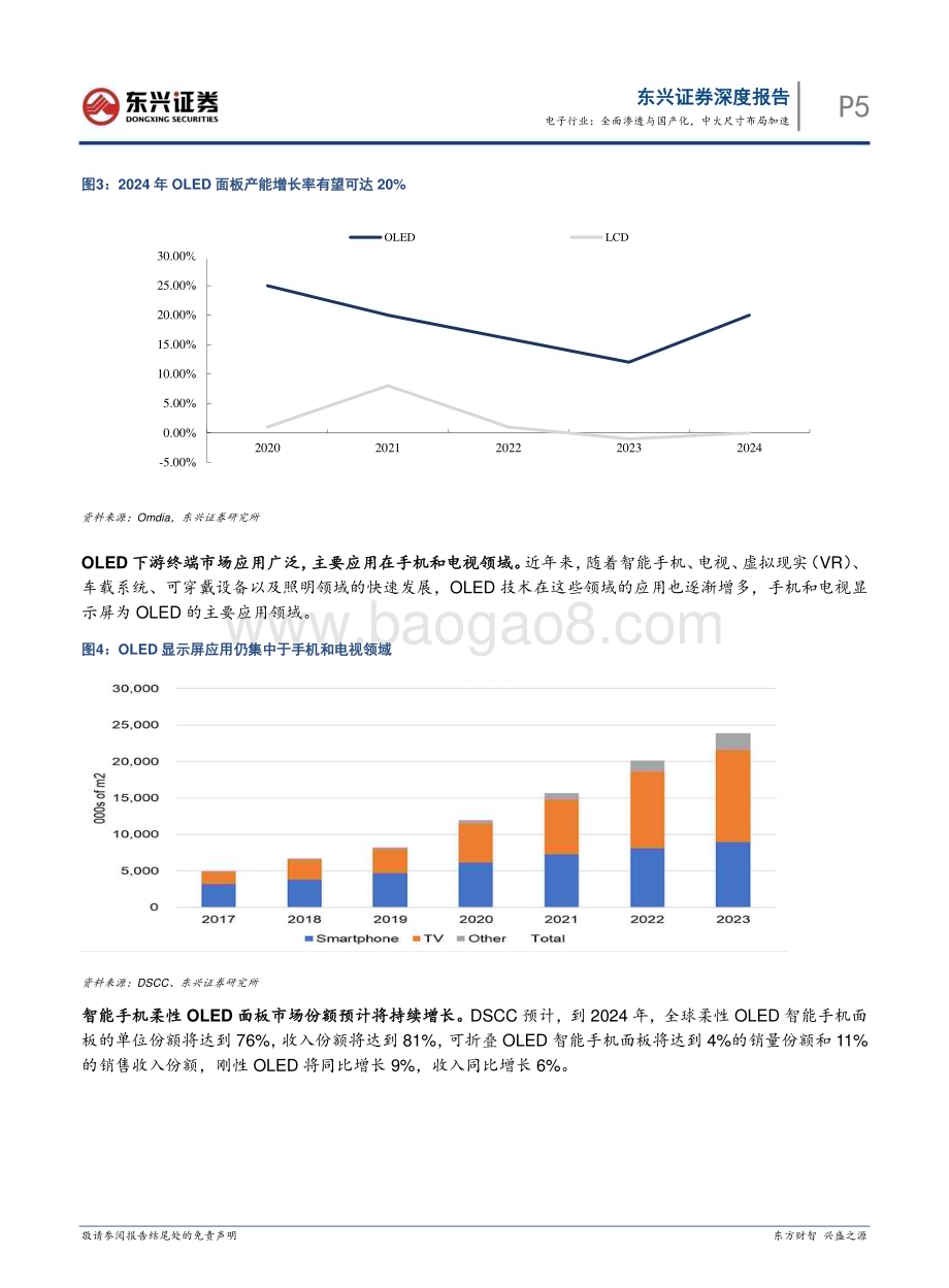 20240314_东兴证券_OLED显示行业：全面渗透与国产化中大尺寸布局加速_19页.pdf_第5页
