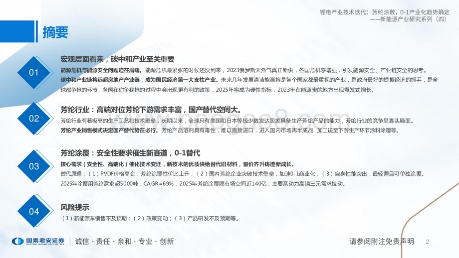 20230217_国泰君安证券_新能源产业研究系列报告：锂电产业技术_29页.pdf_第2页