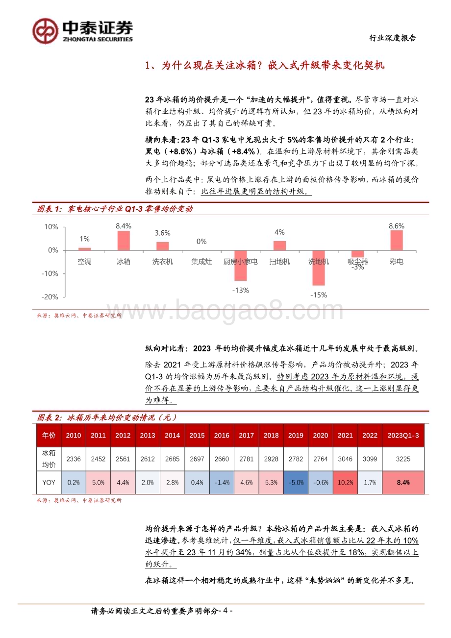 20240221_中泰证券_家用电器行业：从冰箱变化看二线白电红利_20页.pdf_第4页
