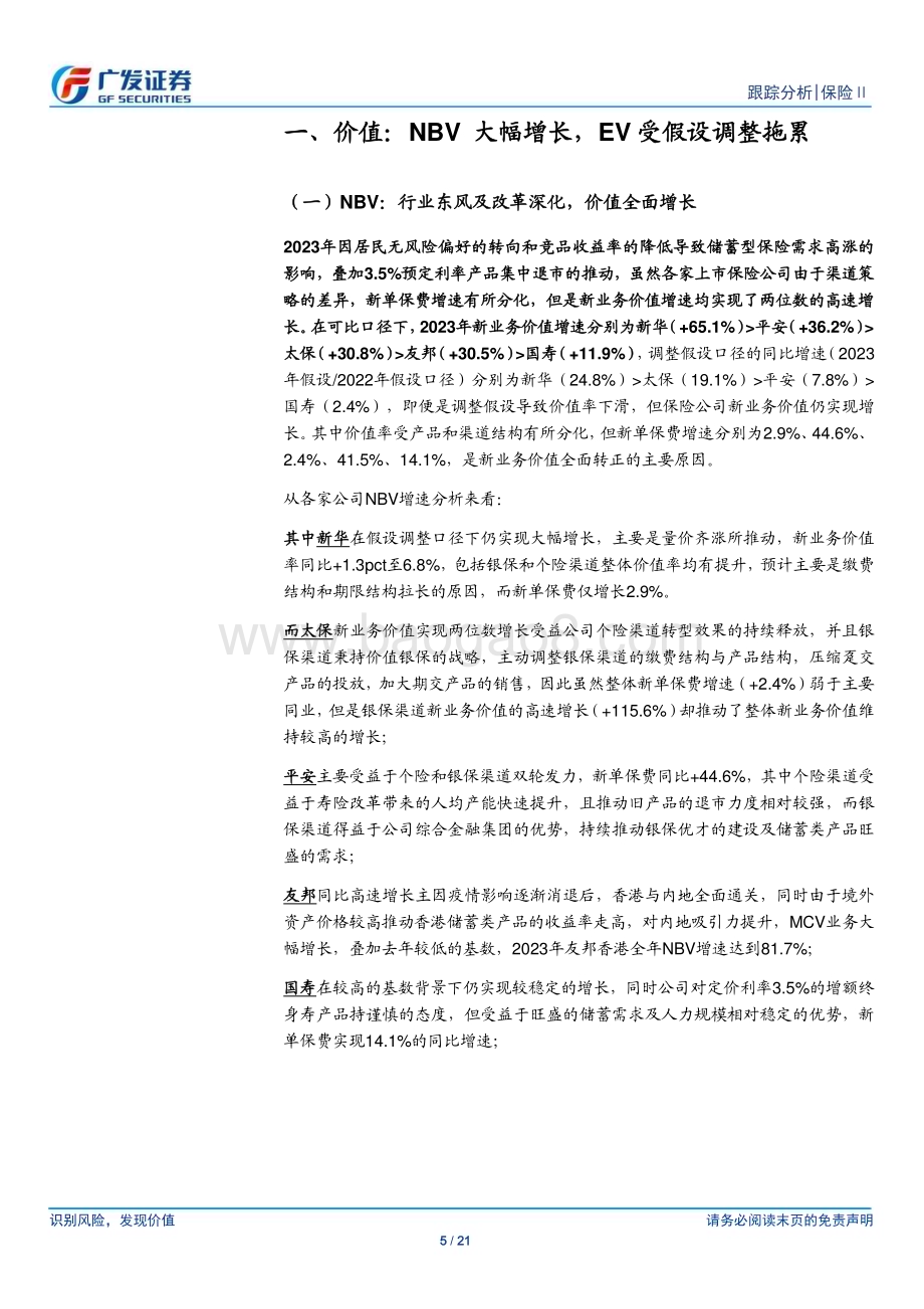 20240403_广发证券_保险行业：负债指标全面改善利润降幅符合预期_21页.pdf_第5页