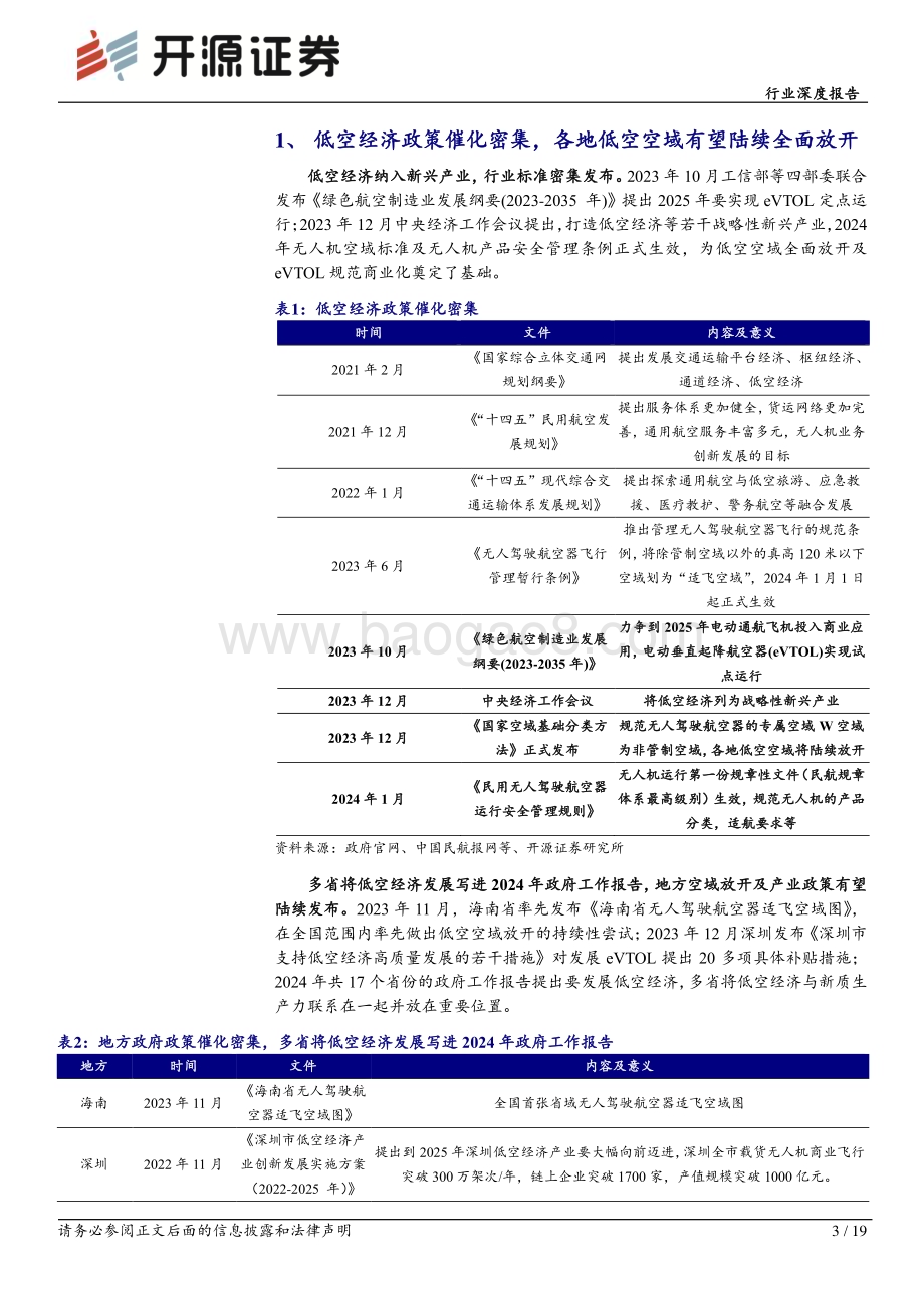 20240311_开源证券_电力设备行业深度报告：2024年或是低空经济元年_19页.pdf_第3页