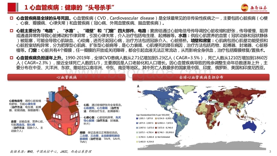 20240227_西南证券_医疗行业创新器械专题：冠脉介入从冠心病看冠脉介入治疗演变和市场格局_69页.pdf_第4页