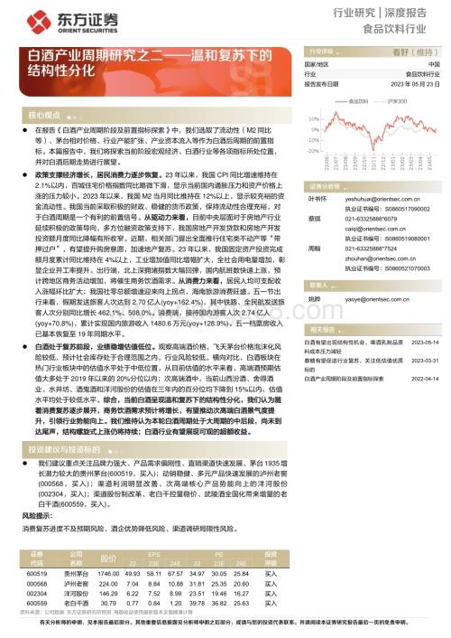 20230523_东方证券_食品饮料行业深度报告：白酒产业周期研究之二温和复苏下的结构性分化_19页.pdf