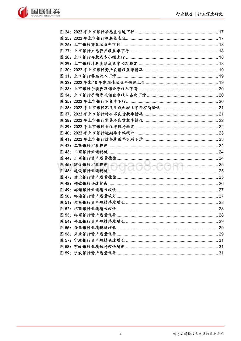 20230413_国联证券_银行业证券研究报告：22年报综述分化迹象明显“大小”皆有可为_34页.pdf_第4页