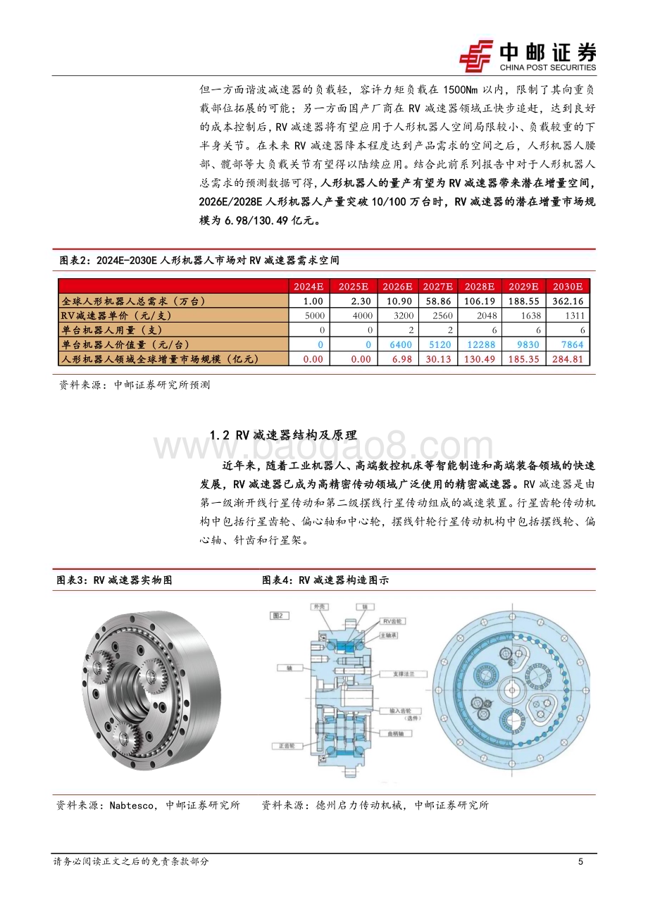20240318_中邮证券_机械设备行业重负载关节的潜力零部件：RV减速器_16页.pdf_第5页