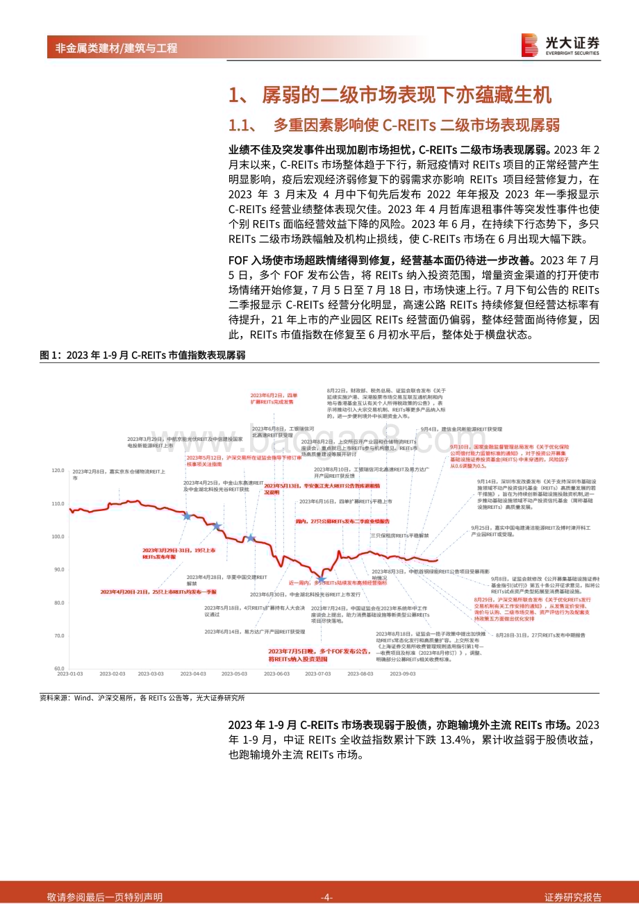 20231107_光大证券_非金属类建材建筑与工程行业研究报告：2024年基础设施公募REITs投资策略_21页.pdf_第4页