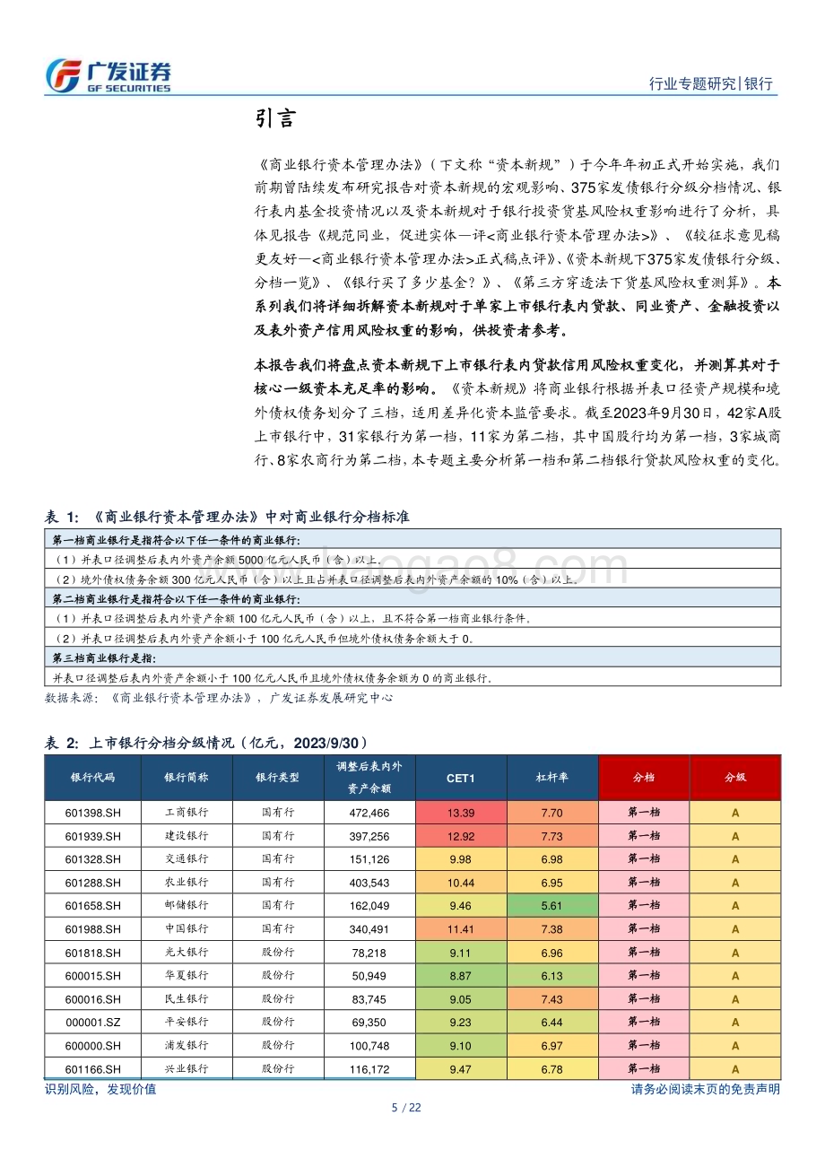 20240408_广发证券_银行行业：银行资本新规影响测算系列之一贷款篇_22页.pdf_第5页