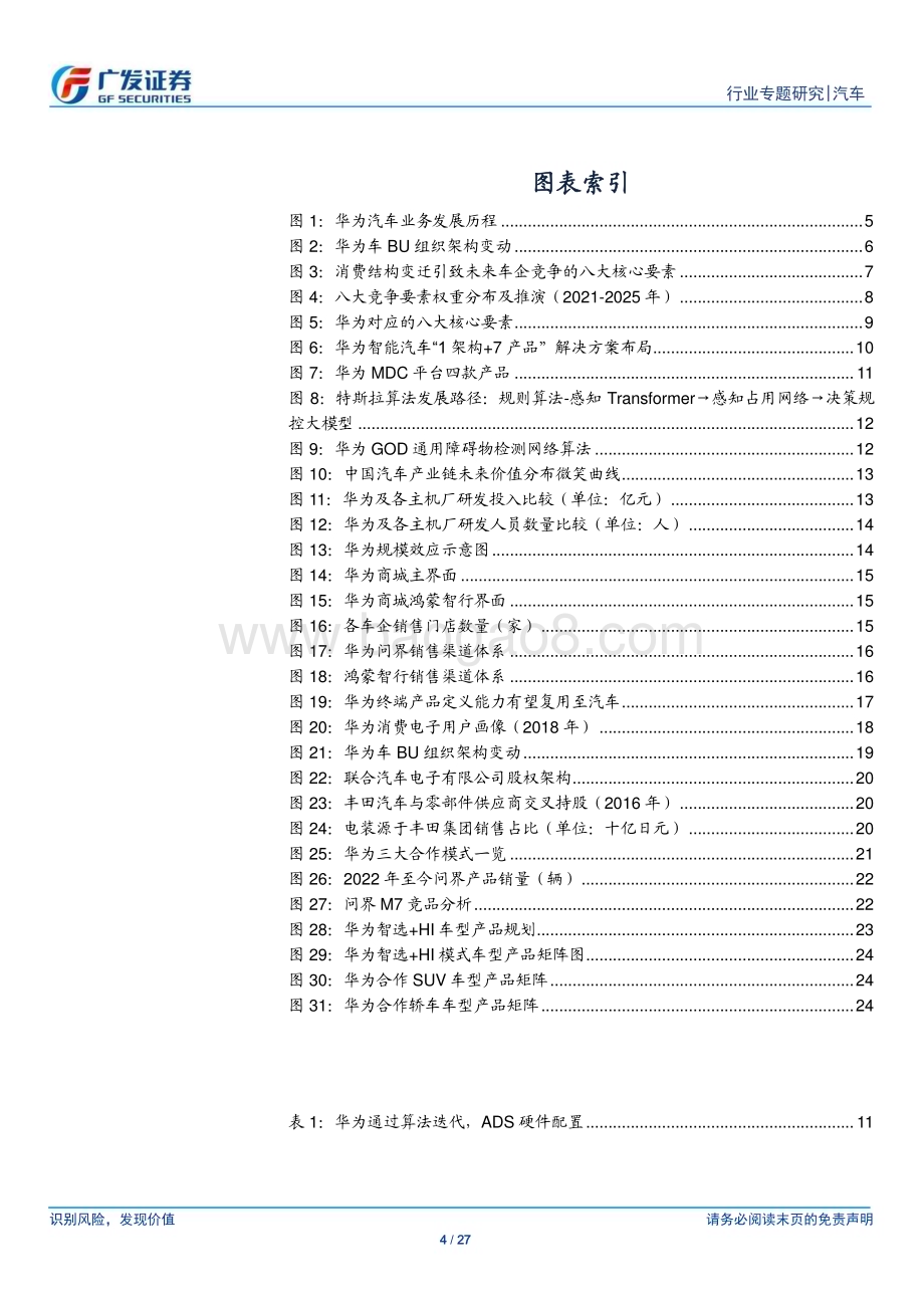 20240209_广发证券_汽车行业：华为汽车产业链系列报告华为赋能下的车企具备下一阶段Winner的潜质_27页.pdf_第4页