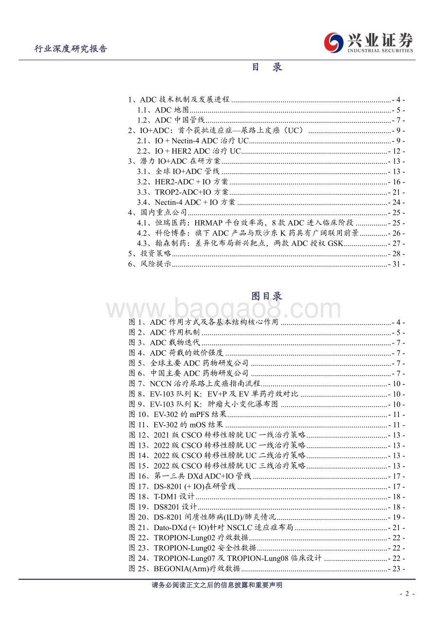 20240224_兴业证券_医药行业：ADC引领治疗变革IO+ADC潜力巨大_32页.pdf_第2页