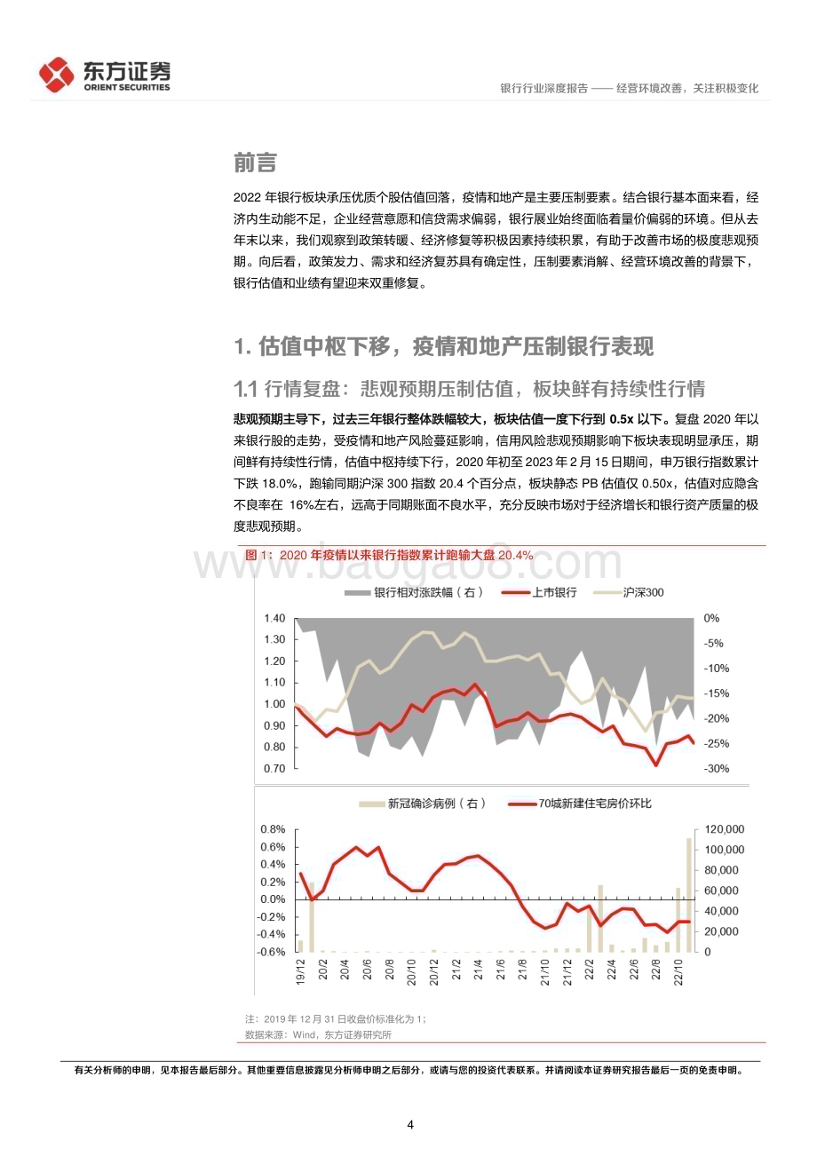 20230220_东方证券_银行业投资观点更新：经营环境改善关注积极变化_23页.pdf_第4页