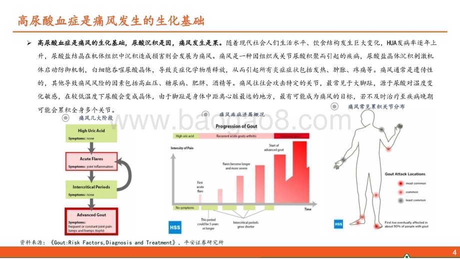 20240301_平安证券_医药行业：高尿酸血症和痛风行业全景图国内千万痛风患者群体亟待“疗效佳安全优”新药_45页.pdf_第5页
