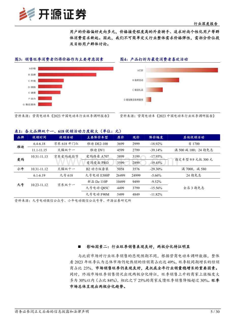 20240319_开源证券_轻工制造行业深度报告：电动两轮车行业回归产品维度高质量竞争建议关注前瞻布局优质企业_30页.pdf_第5页