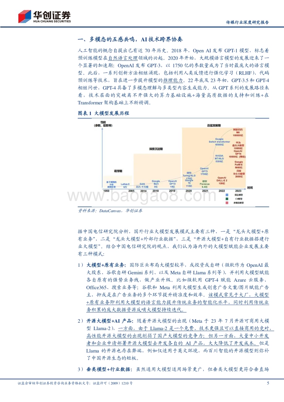 20240403_华创证券_传媒行业深度研究报告：多模态AI的五重奏国产大模型的探索序章_25页.pdf_第5页