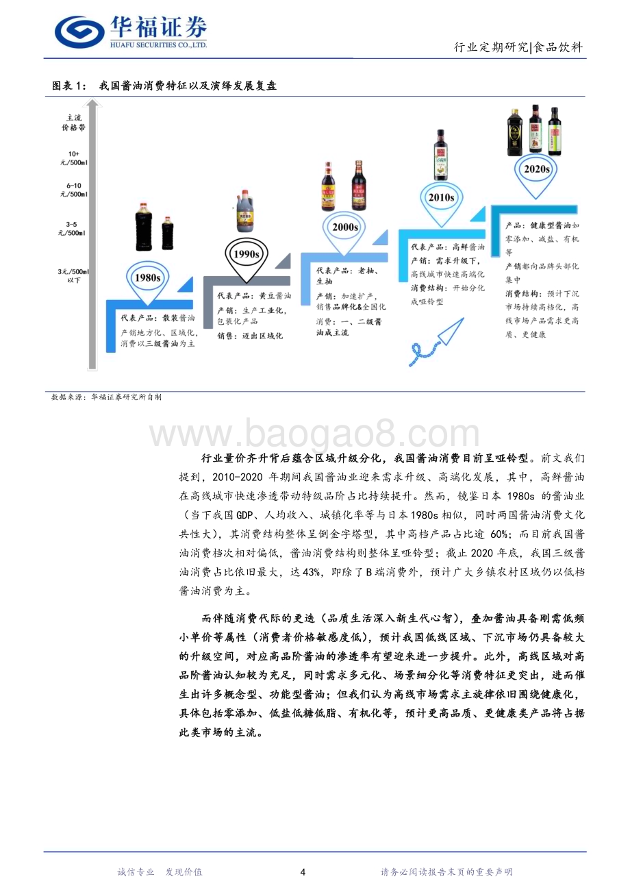 20240128_华福证券_食品饮料行业：再论我国酱油C端消费升级路径探寻品类β机遇_21页.pdf_第4页