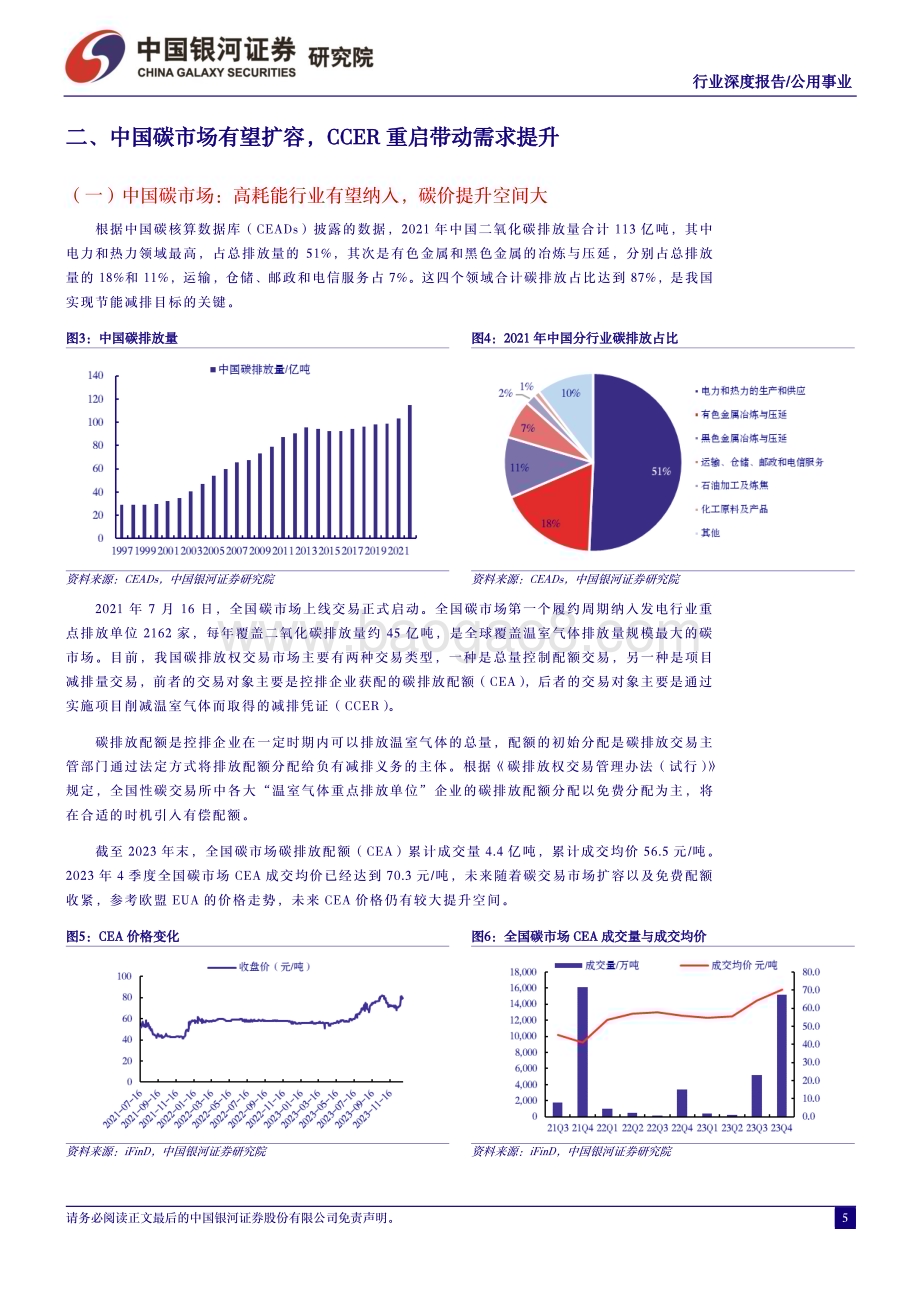 20240130_银河证券_公用事业行业：CCER重启绿电、减碳市场迎新机遇_22页.pdf_第5页