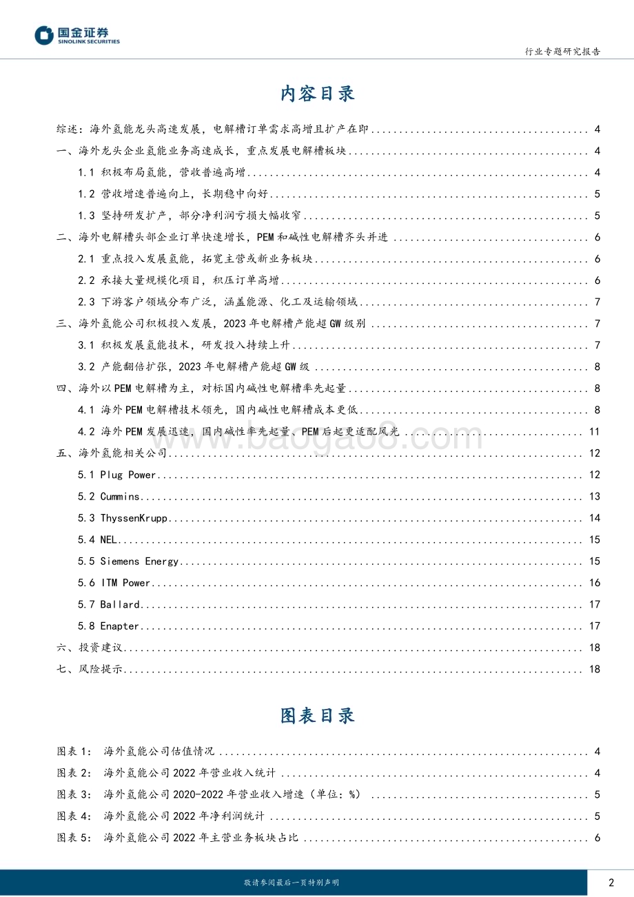 20230530_国金证券_从海外公司年报看氢能行业系列：总结篇高增速、高订单、高扩产氢能行业进入实质爆发前夕_20页.pdf_第2页