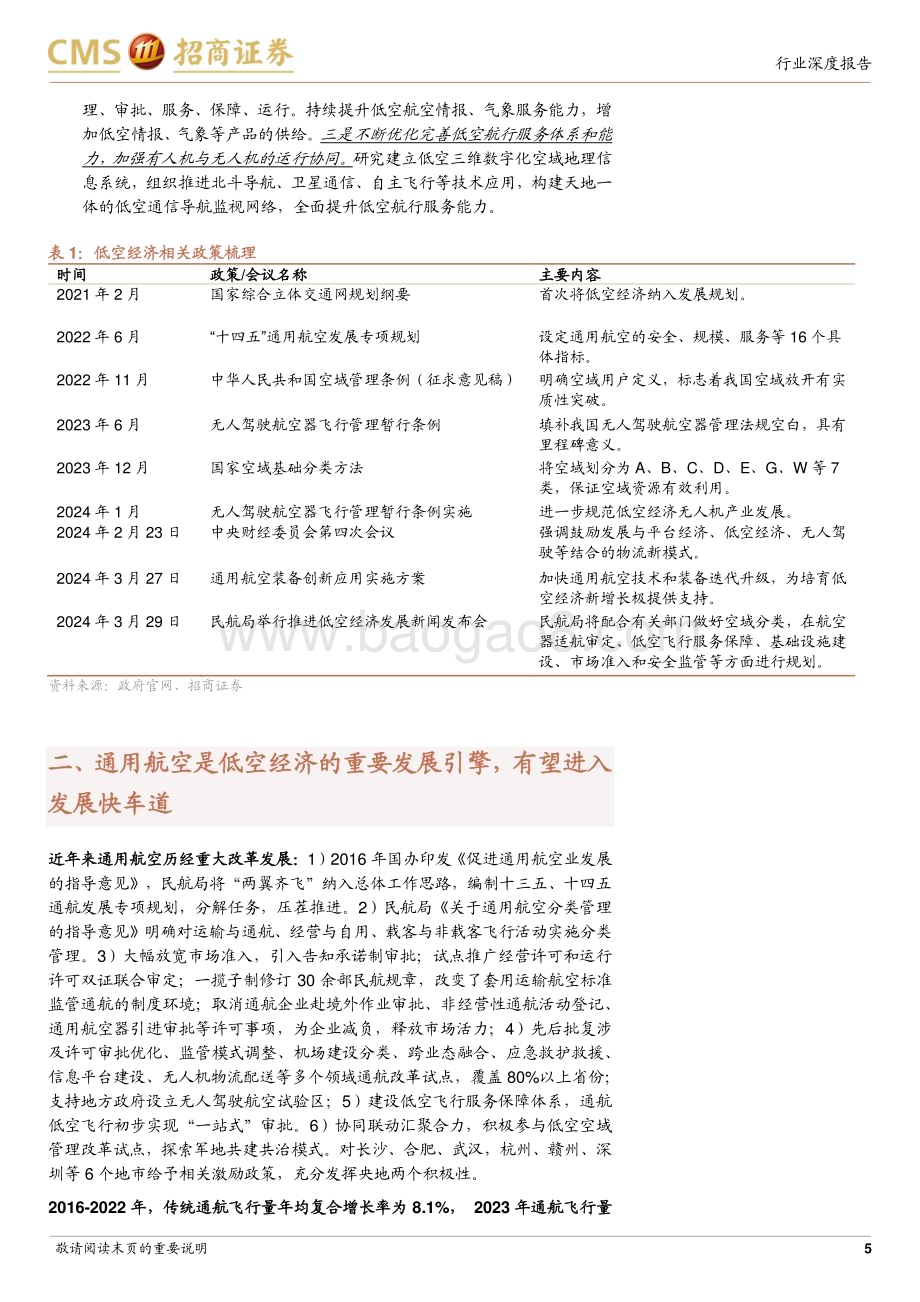 20240331_招商证券_低空经济行业专题报告：民航局加快推进低空经济发展通航产业进入发展快车道_15页.pdf_第5页