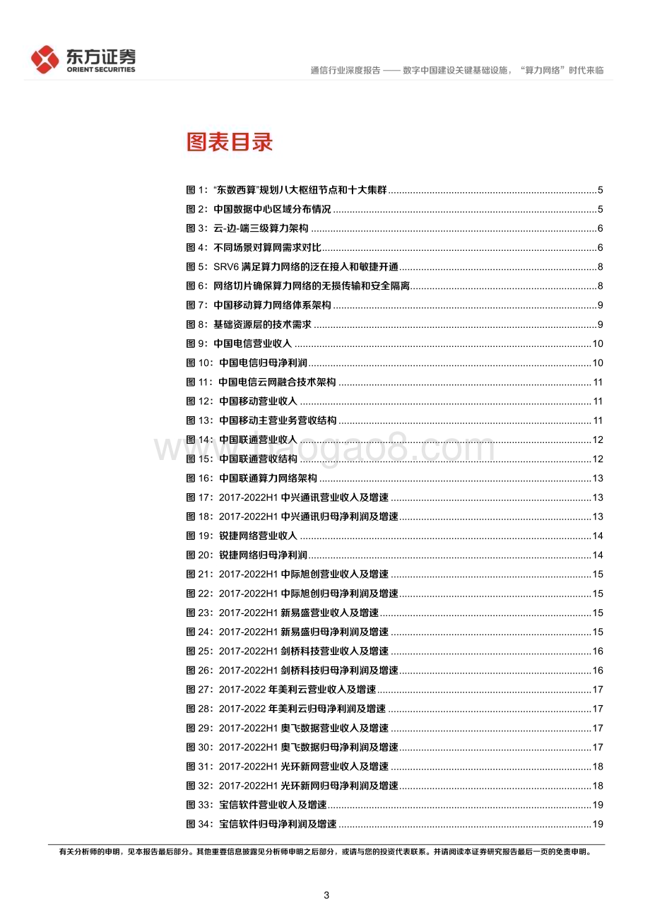 20230303_东方证券_通信行业证券研究报告：数字中国建设关键基础设施“算力网络”时代来临_23页.pdf_第3页