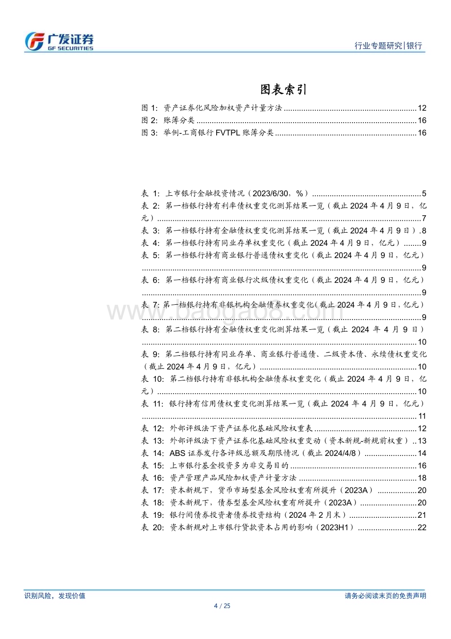 20240410_广发证券_银行行业：银行资本新规影响测算系列金融投资篇_25页.pdf_第4页