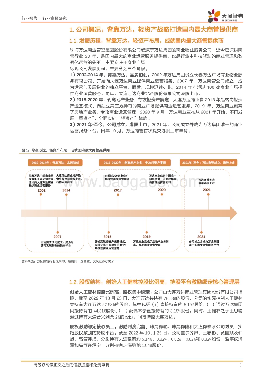 20230321_天风证券_商贸零售行业专题研究：万达商管依托万达集团加速第三方拓展龙头地位持续强化_29页.pdf_第5页