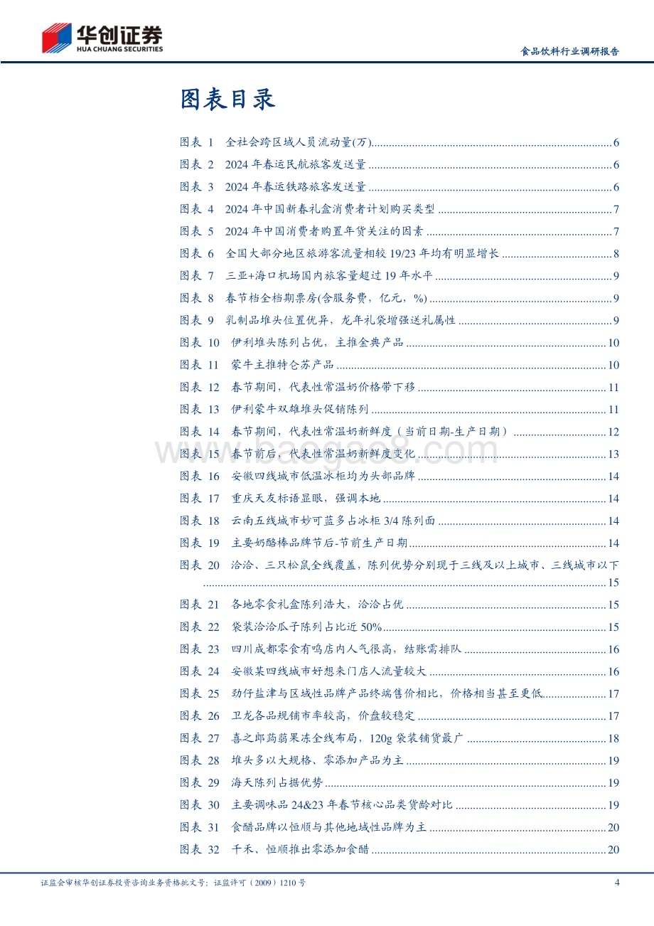 20240218_华创证券_食品饮料行业调研报告：2024年大众品春节旺季反馈系列三出行火爆氛围向好_28页.pdf_第4页